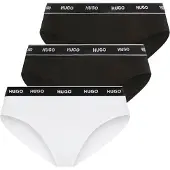 HUGO Slip zwart / wit
