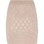 Philipp Plein Gebreide Korte Rok Monogram