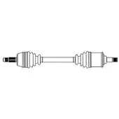METELLI 17-1417 Aandrijfas