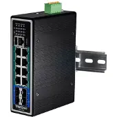 Trendnet 21.22.1193 TI-PG1284i Industrial Ethernet Switch 10 / 100 / 1000 MBit/s PoE-functie