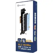 Silverstone SST-ECM26-V2 M.2 poort (M-Key) in PCIe 4.0 x 4 interface, Controlekaart