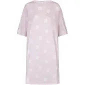 Mey Nachthemd 'Pretty Dots' rosa / wit