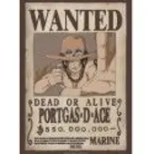 Abystyle Poster One Piece - Wanted Ace 38x52cm