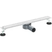 vidaXL 360° Doucheafvoer Met Slim Model zilver 60 cm