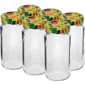 Browin Glazen pot met dop TO fi43 90ml - 6 stuks