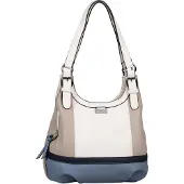 Tom Tailor Shopper beige / blauw / grijs