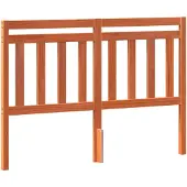 vidaXL Hoofdbord met hoofdeinde Wasbruin 145,5 x 100 cm