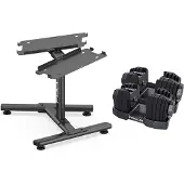 Focus fitness Shift Dumbbellset - Verstelbaar - Met Standaard -2x24 kg