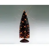 Lemax Black Bristle Tree With Orange Lights 11x11x28 cm Halloween