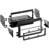 ACV 2-DIN frontpaneeladapter met opbergvak voor Ford / Mercury zwart