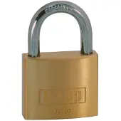 Kasp K12060 Hangslot 60 mm Verschillend sluitend Goud-geel Sleutelslot