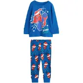 Next Nachtkledij royal blue/koningsblauw / grasgroen / rood / wit