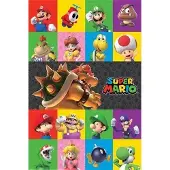 Pyramid Super Mario Characters - Maxi Poster