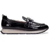 Hispanitas Dames Kansas Rock Leren Mocassins zwart (37), Leer, Plat, 1 tot 3 cm, Geen, Casual HI254386