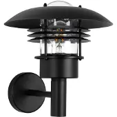 Ks Verlichting buitenlamp - Riga wandlamp - zwart - E27 - Weerbestendig