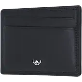 Golden Head Leren kaarthouder Polo RFID Protect Kartenetui 4448 Schwarz zwart