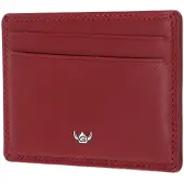 Golden Head Leren kaarthouder Polo RFID Protect Kartenetui 4448 Rot donkerrood