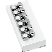 Fender LOCKING STRATOCASTER/TELECASTER STAGGERED TUNING MACHINES (POLISHED CHROME) (6)