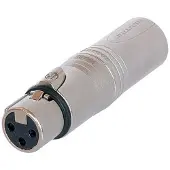 Neutrik NA3FM XLR-adapter XLR-bus - XLR-stekker Inhoud: 1 stuk(s)