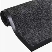 Hamat 2x Deurmat Spectrum antraciet 60x80cm