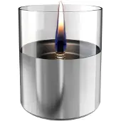 Tenderflame giftbox tafelhaard Lilly zilver D 10 H 10,5 cm
