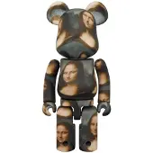 MEDICOM TOY 200% Bearbrick - Leonardo Da Vinci - Mona Lisa (Chogokin)