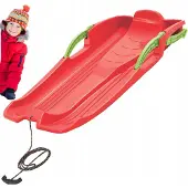 Hornet Rode Plastic Kinder Slee met Strap en Handvat