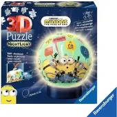 Ravensburger Minions 3D Lichtgevende Bol Puzzel 72 Stukjes