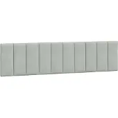 vidaXL Hoofdbordkussen "Hanko" 200 cm velvet lichtgrijs