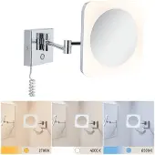 Paulmann 78933 LED-spiegellamp 3.3 W Warmwit Chroom, Wit