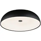 Paulmann Plafondlamp , Jaron, dimbare, Zwart, Woonkamer, Metaal, Modern