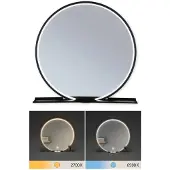 Paulmann Miro LED-spiegellamp LED LED vast ingebouwd 10.5 W Warmwit Zwart