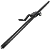 K&M 21339 Distance Rod with Hand Crank Black