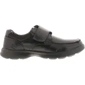 Hush puppies Teenvriendelijke School schoenen Hector Leer zwart