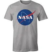 COTTON DIVISION NASA Logo Grey T-Shirt M