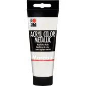 Marabu Acrylcolor 100 ML - Metallic wit