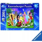 Ravensburger Disney XXL 200 elementai – Mėgstamiausi pasakų personažai