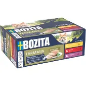 Bozita - Mousse Mixed Farm - 12x 85g
