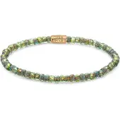 Rebel & Rose Glass Rocks Secret Garden Gold RR-40115-G-S Armband 16,5cm