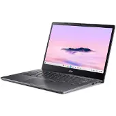 Acer Chromebook Plus 514 CB514-4H - Intel Core i3 - N305 / tot 3.8 GHz - Chrome OS - UHD Graphics - 8 GB RAM - 128 GB eMMC - 14" IPS 1920 x 1080 (Full HD) - Wi-Fi 6E - staalgrijs - tsb Frans