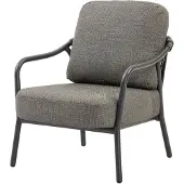 AVH-Collectie Serenno lounge tuinstoel aluminium antraciet