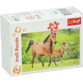 Trefl Mini Puzzel Paarden, 54st.