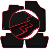Carlux -RED automatten voor: Citroen C4 II hatchback, stationwagen (2010-2018)