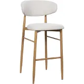 Giga Meubel Barkruk Alexia Beige/Naturel