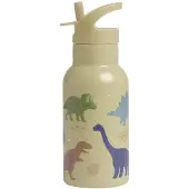 A Little Lovely Company Dinosaurs Steel Fles