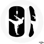 MANIACASE Draadloze Muismat taekwondo vechtsport