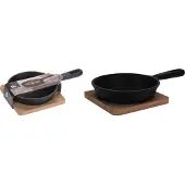 Excellent houseware Tapasset gietijzer pannetje dia12,5cm