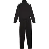 Puma Trainingspak lichtgrijs / zwart / wit