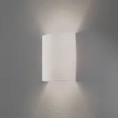 Duolla Wandlamp Celine, wit / opaal, Woon-/ Eetkamer, Textiel / Stof / Zijde, Wandlamp