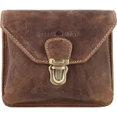 Greenburry Vintage Heuptas leer 15 cm sattelbraun